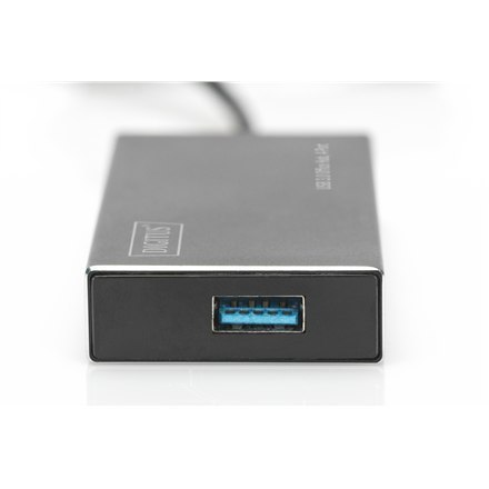 Digitus USB 3.0 Hub, 4-port Incl. 5V/2A power supply DA-70240-1 Digitus USB 3.0 Hub, 4-port Incl. 5V/2A power supply DA-70240-1
