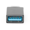 Digitus USB Type-C adapter, type C to A M/F, 3A, 5GB, 3.0 Version AK-300506-000-S Black, Jack USB A, Plug USB C Digitus USB Type-C adapter, type C to A M/F, 3A, 5GB, 3.0 Version AK-300506-000-S Black, Jack USB A, Plug USB C