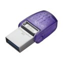 Kingston DataTraveler DT Micro Duo 3C 64 GB, USB Type-C and Type-A, Purple Kingston DataTraveler DT Micro Duo 3C 64 GB, USB Type-C and Type-A, Purple