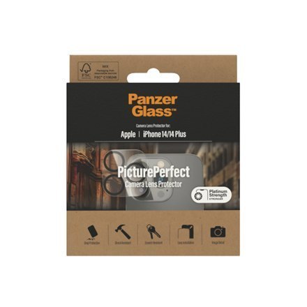 PanzerGlass Camera Lens Protection PicturePerfect Apple, iPhone 14/14 Plus, Glass, Transparent PanzerGlass Camera Lens Protection PicturePerfect Apple, iPhone 14/14 Plus, Glass, Transparent