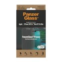 PanzerGlass Screen protector, Apple, iPhone 14 Plus/13 Pro Max, Glass, Black, Privacy PanzerGlass Screen protector, Apple, iPhone 14 Plus/13 Pro Max, Glass, Black, Privacy