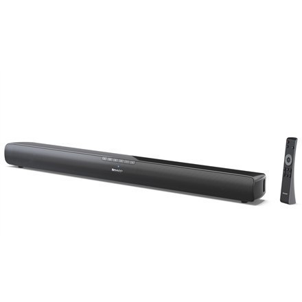 Sharp HT-SB100 2.0 Soundbar for TV above 32", HDMI ARC/CEC, Aux-in, Optical, Bluetooth, USB, 80cm, Gloss Black Sharp HT-SB100 2.0 Soundbar for TV above 32", HDMI ARC/CEC, Aux-in, Optical, Bluetooth, USB, 80cm, Gloss Black