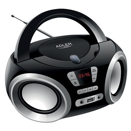 Adler CD Boombox AD 1181 USB connectivity, Speakers, Black Adler CD Boombox AD 1181 USB connectivity, Speakers, Black