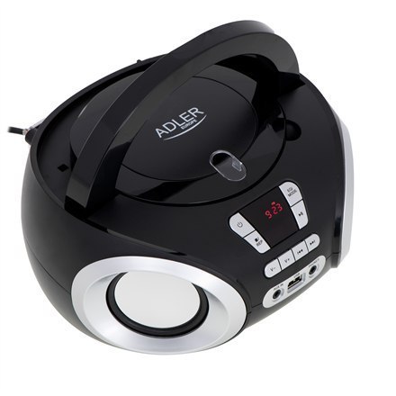 Adler CD Boombox AD 1181 USB connectivity, Speakers, Black Adler CD Boombox AD 1181 USB connectivity, Speakers, Black