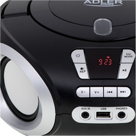 Adler CD Boombox AD 1181 USB connectivity, Speakers, Black Adler CD Boombox AD 1181 USB connectivity, Speakers, Black