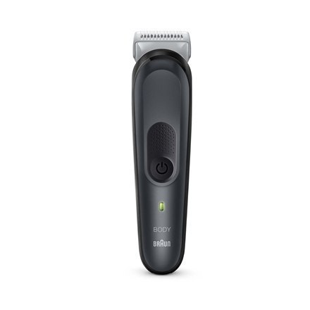 Braun Body Groomer BG3340 Cordless and corded, Operating time (max) 80 min, NiMH, Black/Grey Braun Body Groomer BG3340 Cordless and corded, Operating time (max) 80 min, NiMH, Black/Grey