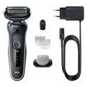 Braun Shaver 51-W1600s Operating time (max) 50 min, Wet & Dry, Black/White Braun Shaver 51-W1600s Operating time (max) 50 min, Wet & Dry, Black/White
