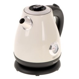Camry Kettle with a thermometer CR 1344 Electric, 2200 W, 1.7 L, Stainless steel, 360° rotational base, Cream