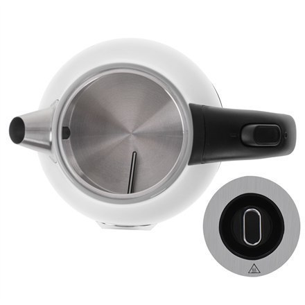 Camry Kettle with a thermometer CR 1344 Electric, 2200 W, 1.7 L, Stainless steel, 360° rotational base, White Camry Kettle with a thermometer CR 1344 Electric, 2200 W, 1.7 L, Stainless steel, 360° rotational base, White