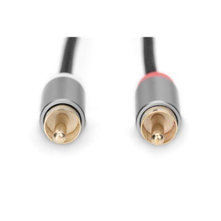 Digitus Stereo 3.5mm to 2RCA Splitter Y, M to M DB-510330-018-S 3.5mm stereo, 2x RCA plug, 1.8 m Digitus Stereo 3.5mm to 2RCA Splitter Y, M to M DB-510330-018-S 3.5mm stereo, 2x RCA plug, 1.8 m