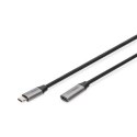 Digitus USB-C/M to USB-C/F Extension Cable DB-300230-010-S USB-C jack, USB C, plug, Black, 1 m Digitus USB-C/M to USB-C/F Extension Cable DB-300230-010-S USB-C jack, USB C, plug, Black, 1 m