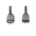 Digitus USB-C/M to USB-C/F Extension Cable DB-300230-010-S USB-C jack, USB C, plug, Black, 1 m Digitus USB-C/M to USB-C/F Extension Cable DB-300230-010-S USB-C jack, USB C, plug, Black, 1 m