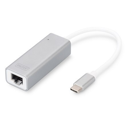 Digitus USB Type C 3.0 Gigabit Ethernet Adapter 10/100/1000 Mbps DN-3024 Digitus USB Type C 3.0 Gigabit Ethernet Adapter 10/100/1000 Mbps DN-3024