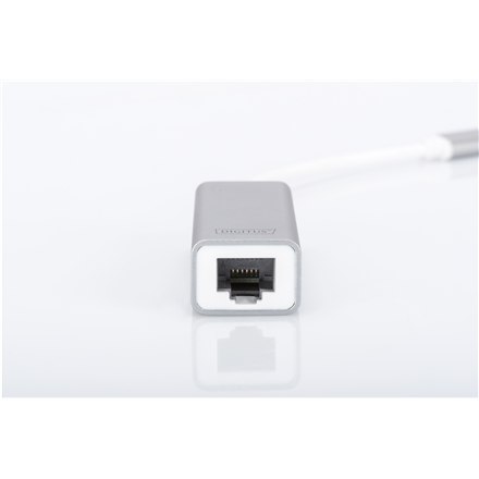 Digitus USB Type C 3.0 Gigabit Ethernet Adapter 10/100/1000 Mbps DN-3024 Digitus USB Type C 3.0 Gigabit Ethernet Adapter 10/100/1000 Mbps DN-3024
