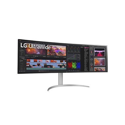 LG 49WQ95C-W 49" UltraWide Curved LED Monitor 5120x1440/400cd/m2/5ms/ HDMI USB Type C Display Port LG 49WQ95C-W 49" UltraWide Curved LED Monitor 5120x1440/400cd/m2/5ms/ HDMI USB Type C Display Port