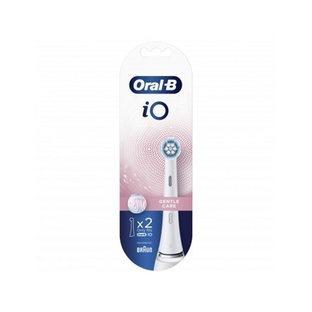 Oral-B Replaceable Toothbrush Heads iO Gentle Care For adults, Number of brush heads included 2, White Oral-B Replaceable Toothbrush Heads iO Gentle Care For adults, Number of brush heads included 2, White