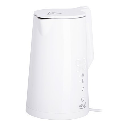 Adler Kettle AD 1345w Electric, 2200 W, 1.7 L, Stainless steel, 360° rotational base, White Adler Kettle AD 1345w Electric, 2200 W, 1.7 L, Stainless steel, 360° rotational base, White
