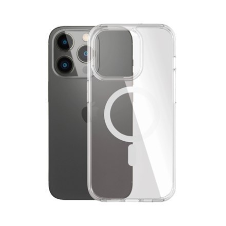 PanzerGlass HardCase MagSafe Compatible Back protection, Apple, iPhone 14 Pro, 100% Recycled Polyurethane (TPU), Transparent PanzerGlass HardCase MagSafe Compatible Back protection, Apple, iPhone 14 Pro, 100% Recycled Polyurethane (TPU), Transparent