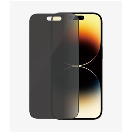 PanzerGlass Screen protector, Apple, iPhone 14 Pro, Glass, Black, Privacy PanzerGlass Screen protector, Apple, iPhone 14 Pro, Glass, Black, Privacy