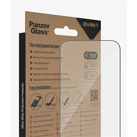 PanzerGlass Screen protector, Apple, iPhone 14 Pro, Glass, Clear PanzerGlass Screen protector, Apple, iPhone 14 Pro, Glass, Clear