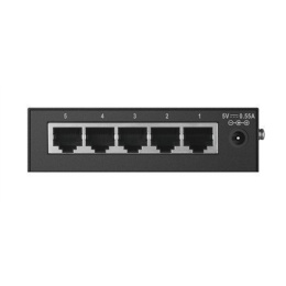 D-Link Switch DES-1005D Unmanaged, Desktop, 10/100 Mbps (RJ-45) ports quantity 5, Power supply type Single