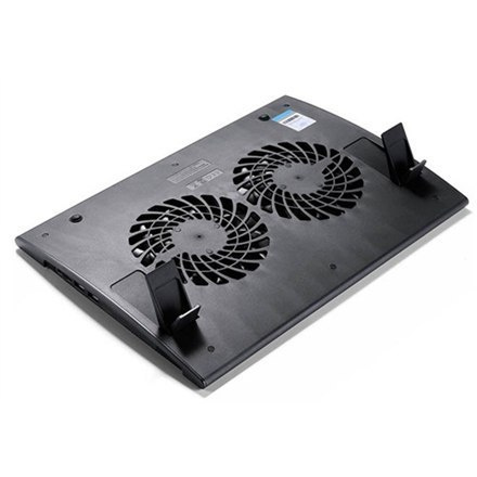 Deepcool Laptop cooler Wind Pal FS , slim, portabel , highe performance, two 140mm fans, 2 xUSB Hub, up tp 17" 382x262x46mm mm Deepcool Laptop cooler Wind Pal FS , slim, portabel , highe performance, two 140mm fans, 2 xUSB Hub, up tp 17" 382x262x46mm mm