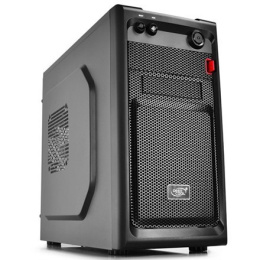 Deepcool Smarter USB 3.0 x1, USB 2.0 x 1, Mic x1, Spk x1, black, Mini-Tower