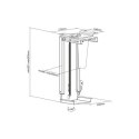 Digitus PC Table Mount DA-90411, 30-51 cm, Steel, Black Digitus PC Table Mount DA-90411, 30-51 cm, Steel, Black