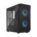 Fractal Design Focus 2 RGB Black TG Clear Tint, Midi Tower, Power supply included No Fractal Design Focus 2 RGB Black TG Clear Tint, Midi Tower, Power supply included No