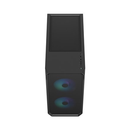 Fractal Design Focus 2 RGB Black TG Clear Tint, Midi Tower, Power supply included No Fractal Design Focus 2 RGB Black TG Clear Tint, Midi Tower, Power supply included No