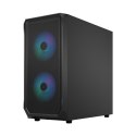Fractal Design Focus 2 RGB Black TG Clear Tint, Midi Tower, Power supply included No Fractal Design Focus 2 RGB Black TG Clear Tint, Midi Tower, Power supply included No