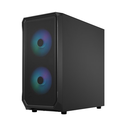Fractal Design Focus 2 RGB Black TG Clear Tint, Midi Tower, Power supply included No Fractal Design Focus 2 RGB Black TG Clear Tint, Midi Tower, Power supply included No