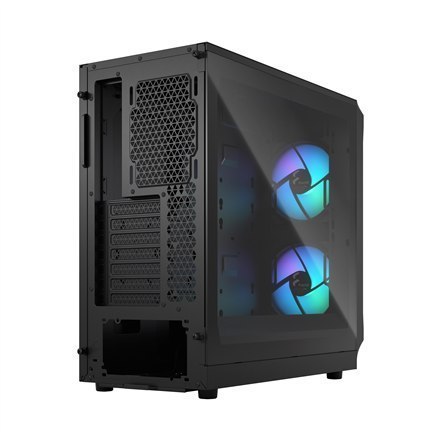 Fractal Design Focus 2 RGB Black TG Clear Tint, Midi Tower, Power supply included No Fractal Design Focus 2 RGB Black TG Clear Tint, Midi Tower, Power supply included No