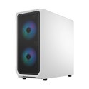 Fractal Design Focus 2 RGB White TG Clear Tint, Midi Tower, Power supply included No