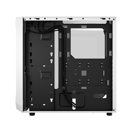 Fractal Design Focus 2 RGB White TG Clear Tint, Midi Tower, Power supply included No Fractal Design Focus 2 RGB White TG Clear Tint, Midi Tower, Power supply included No