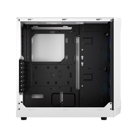 Fractal Design Focus 2 RGB White TG Clear Tint, Midi Tower, Power supply included No Fractal Design Focus 2 RGB White TG Clear Tint, Midi Tower, Power supply included No