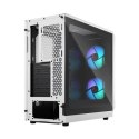 Fractal Design Focus 2 RGB White TG Clear Tint, Midi Tower, Power supply included No