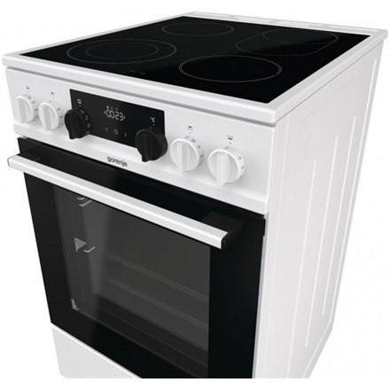 Gorenje Cooker GECS5C70WA Hob type Vitroceramic, Oven type Electric, White, Width 50 cm, Grilling, LED, 70 L, Depth 59.4 cm Gorenje Cooker GECS5C70WA Hob type Vitroceramic, Oven type Electric, White, Width 50 cm, Grilling, LED, 70 L, Depth 59.4 cm