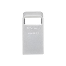 Kingston USB 3.2 Flash Drive DataTraveler micro 128 GB, USB 3.2, Silver