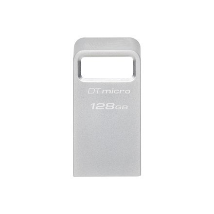 Kingston USB 3.2 Flash Drive DataTraveler micro 128 GB, USB 3.2, Silver Kingston USB 3.2 Flash Drive DataTraveler micro 128 GB, USB 3.2, Silver