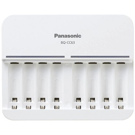 Panasonic Battery Charger ENELOOP BQ-CC63E AA/AAA, 5 hours Panasonic Battery Charger ENELOOP BQ-CC63E AA/AAA, 5 hours