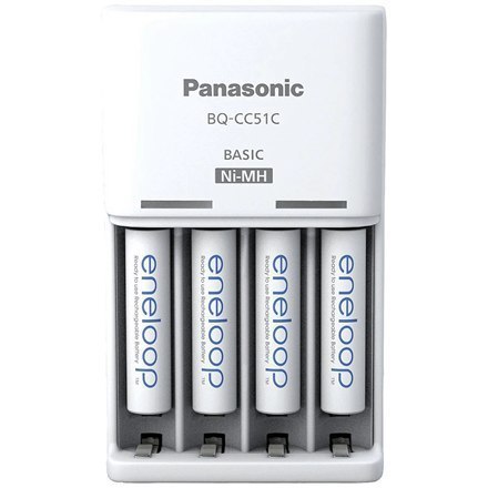 Panasonic Battery Charger ENELOOP K-KJ51MCD04E AA/AAA, 10 hours Panasonic Battery Charger ENELOOP K-KJ51MCD04E AA/AAA, 10 hours