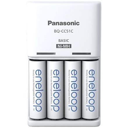Panasonic Battery Charger ENELOOP K-KJ51MCD40E AA/AAA, 10 hours Panasonic Battery Charger ENELOOP K-KJ51MCD40E AA/AAA, 10 hours
