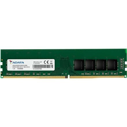 ADATA Premier DDR4 RAM 16 GB, U-DIMM, 3200 MHz, PC/server, Registered No, ECC No ADATA Premier DDR4 RAM 16 GB, U-DIMM, 3200 MHz, PC/server, Registered No, ECC No