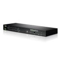 Aten CS1716A 16-Port PS/2-USB VGA KVM Switch with Daisy-Chain Port and USB Peripheral Support Aten CS1716A 16-Port PS/2-USB VGA KVM Switch with Daisy-Chain Port and USB Peripheral Support