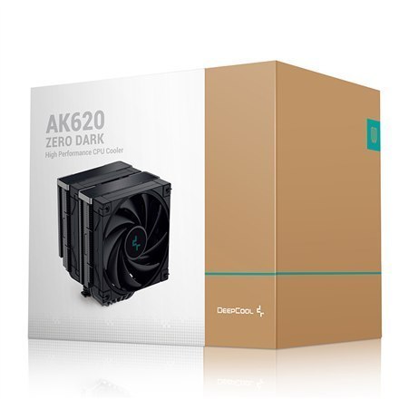 Deepcool AK620 Zero Dark, Intel, AMD, CPU Air Cooler Deepcool AK620 Zero Dark, Intel, AMD, CPU Air Cooler