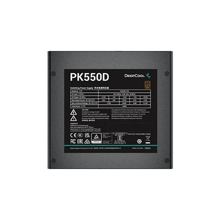 Deepcool PK550D ATX12V V2.4, 550 W, 80 PLUS Bronze Certified Deepcool PK550D ATX12V V2.4, 550 W, 80 PLUS Bronze Certified