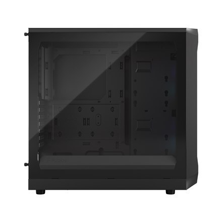 Fractal Design Focus 2 RGB Black TG Clear Tint, Midi Tower, Power supply included No Fractal Design Focus 2 RGB Black TG Clear Tint, Midi Tower, Power supply included No