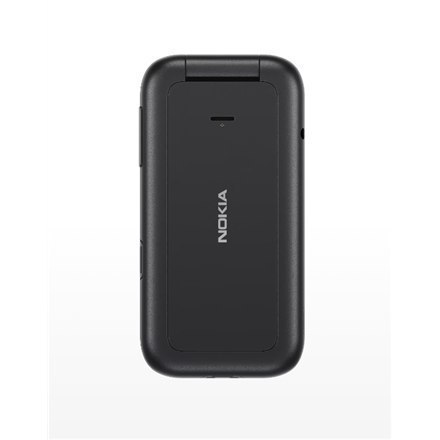 Nokia 2660 Flip Black, 2.8 ", TFT LCD, 240 x 320, Unisoc, T107, Internal RAM 0.048 GB, 0.128 GB, microSDHC, Dual SIM, Main camer Nokia 2660 Flip Black, 2.8 ", TFT LCD, 240 x 320, Unisoc, T107, Internal RAM 0.048 GB, 0.128 GB, microSDHC, Dual SIM, Main camer