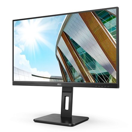 AOC Monitor U27P2 27 ", IPS, UHD, 3840 x 2160, 16:9, 4 ms, 350 cd/m², Black, Headphone out (3.5mm), 60 Hz AOC Monitor U27P2 27 ", IPS, UHD, 3840 x 2160, 16:9, 4 ms, 350 cd/m², Black, Headphone out (3.5mm), 60 Hz